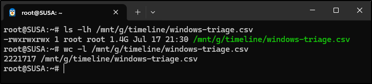 Screenshot: Optionally verify that it contains records: